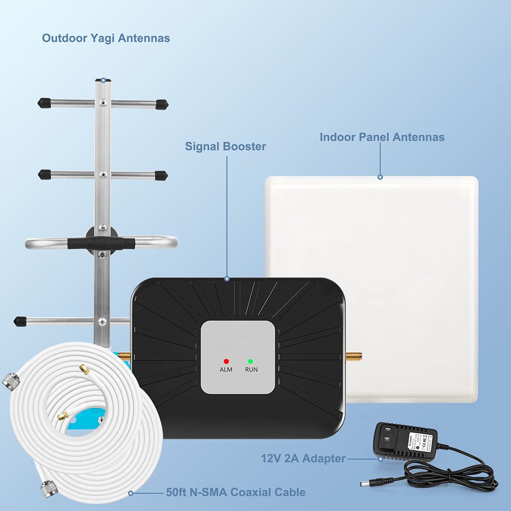AT&T Cell Phone Signal Booster 5G 4G LTE Band12/17 for Home AT&T Extender signal booster single band
